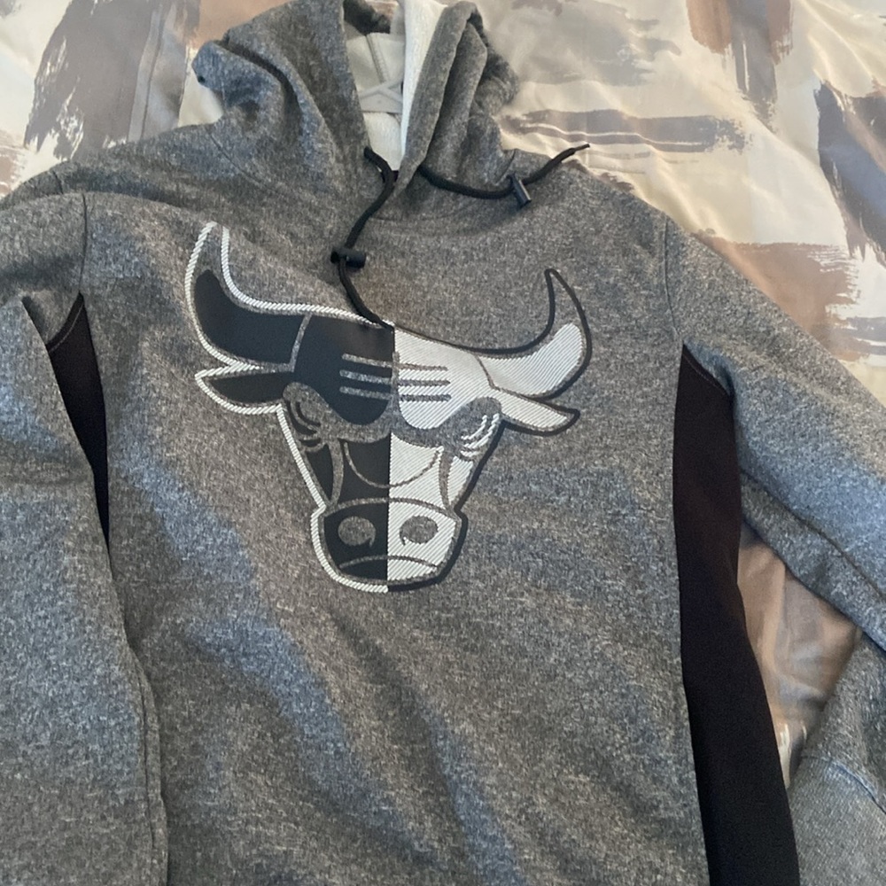 NBA Chicago Bulls gray hoodie - Picture 6 of 7